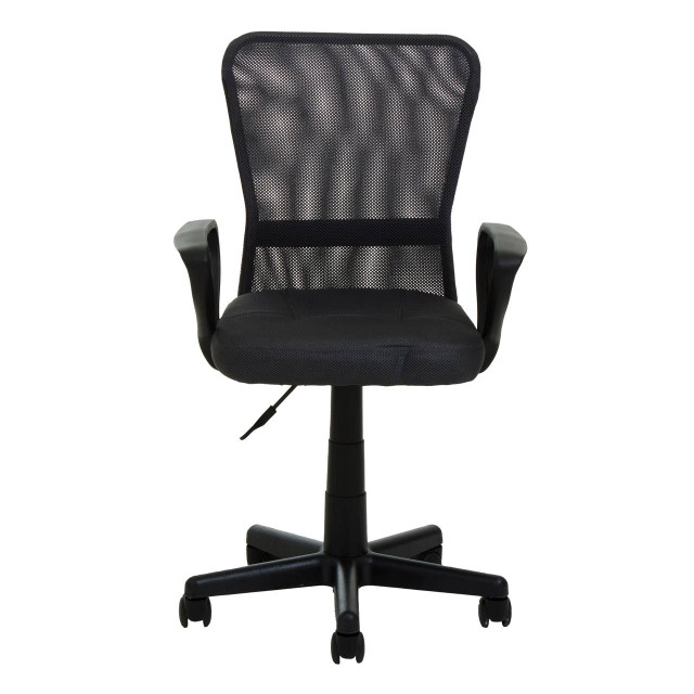 Premier Housewares Stratford Black Tapered Back Home Office Chair