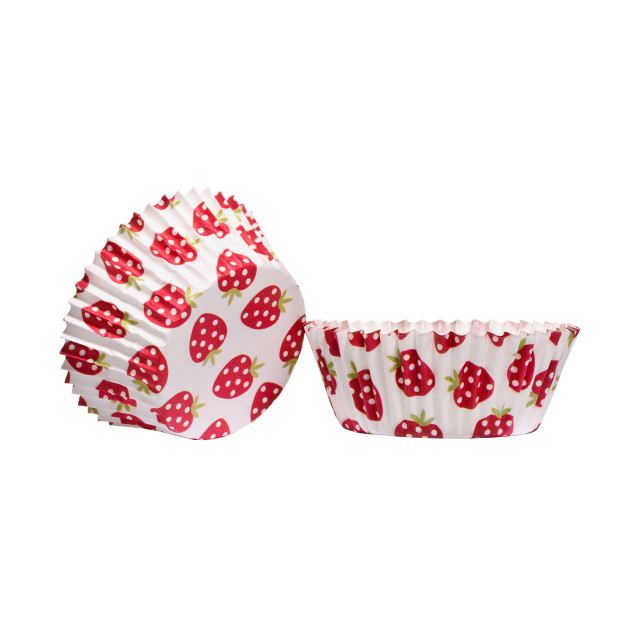 Premier Housewares Strawberry Fields 60Pcs Medium Cupcake Cases