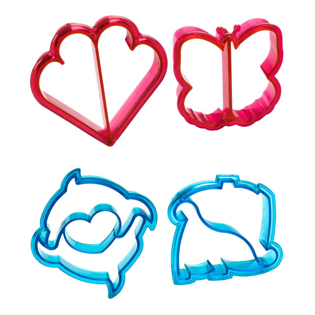 Premier Housewares Sucre Dinosaur And Dolphin Sandwich Cutters