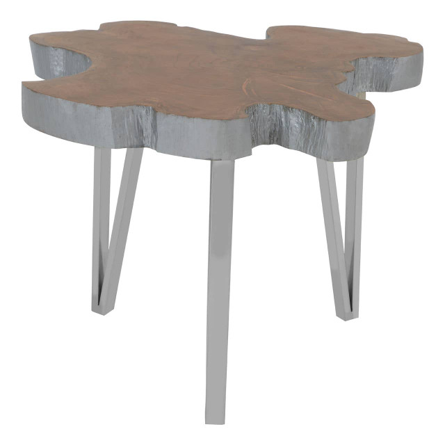 Premier Housewares Surak Teak Wood Medium Side Table