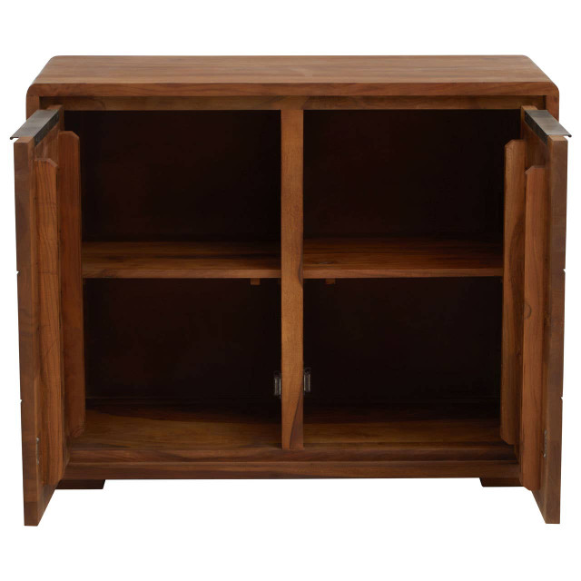 Premier Housewares Surati Two Door Sheesham And Acacia Sideboard