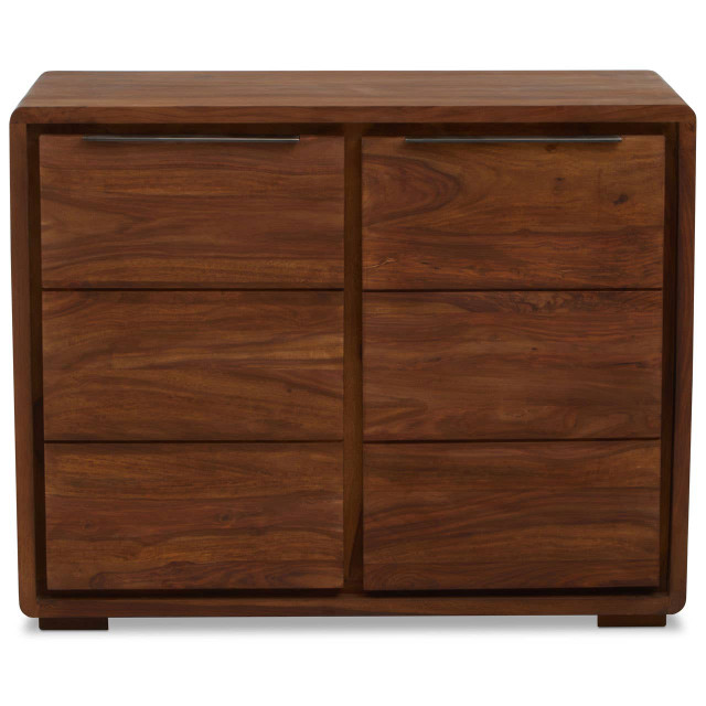 premier housewares Surati Two Door Sheesham And Acacia Sideboard
