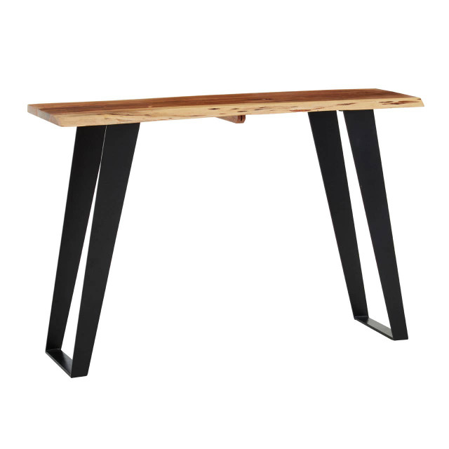 Premier Housewares Surax Acacia Wood With Live Edge Console Table