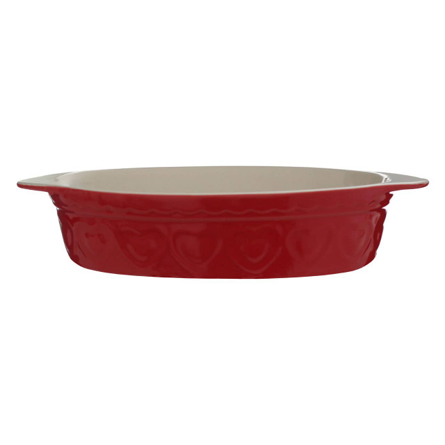 Premier Housewares Sweet Heart 1400ml Red Baking Dish