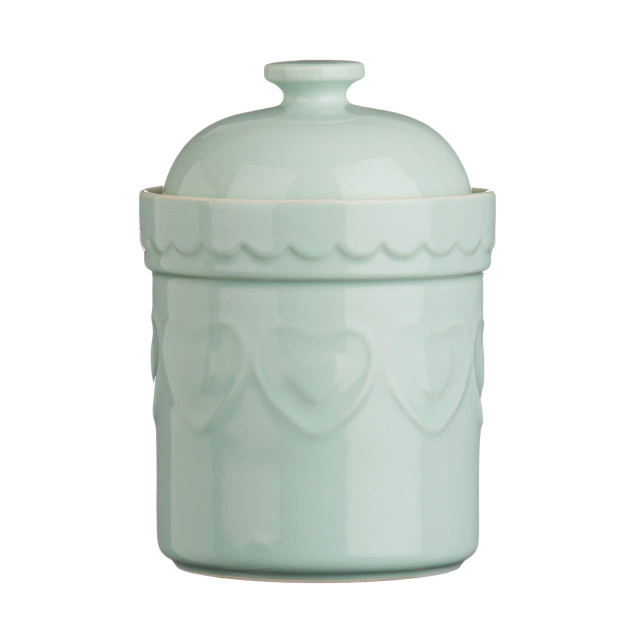 Premier Housewares Sweet Heart Pastel Green Storage Canister