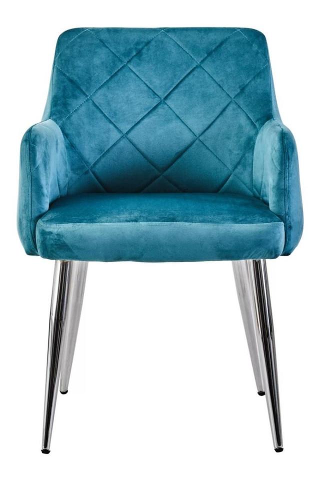 Premier Housewares Tamzin Light Blue Splayed Dining Chair