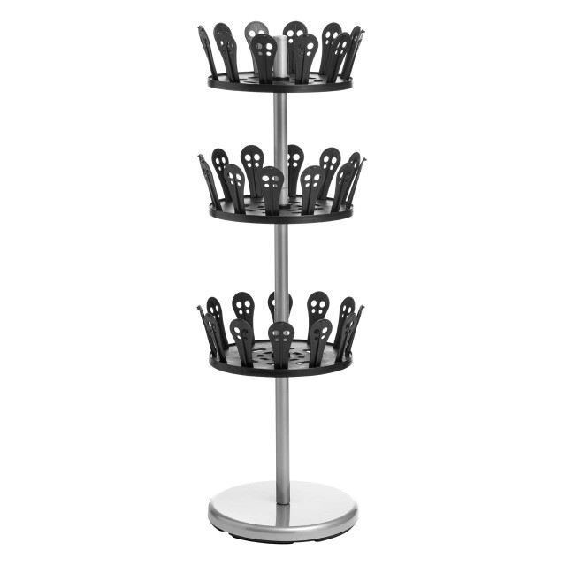 premier housewares Tavia 3 Tier Revolving Shoe Stand