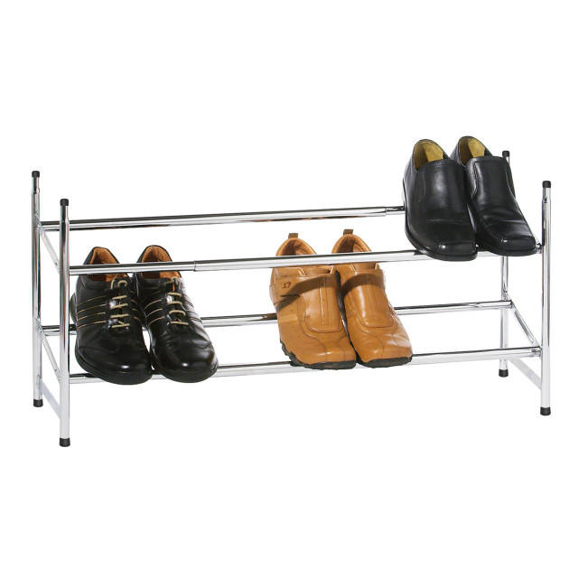Premier Housewares Tavia Extendable And Stackable 2 Tier Shoe Rack