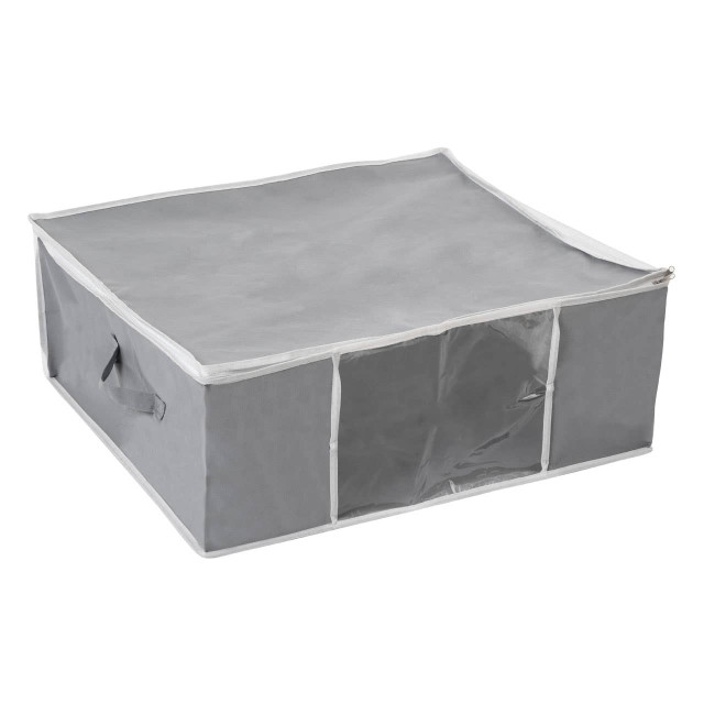 premier housewares Tavia Grey Storage Bag with Window