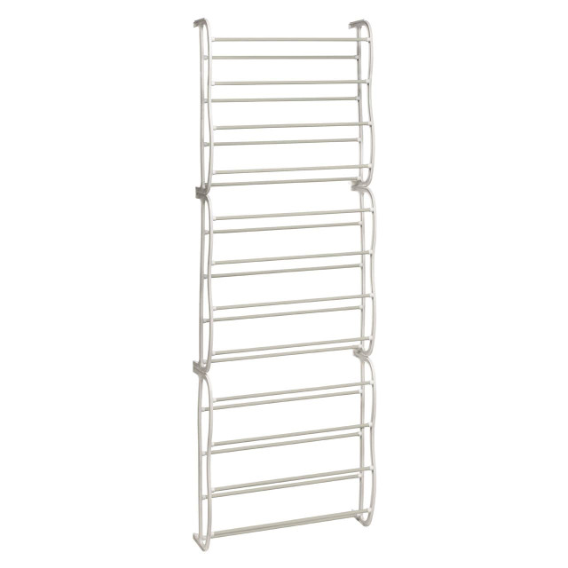 Premier Housewares Tavia Over Door Cream 12 Tier Shoe Rack