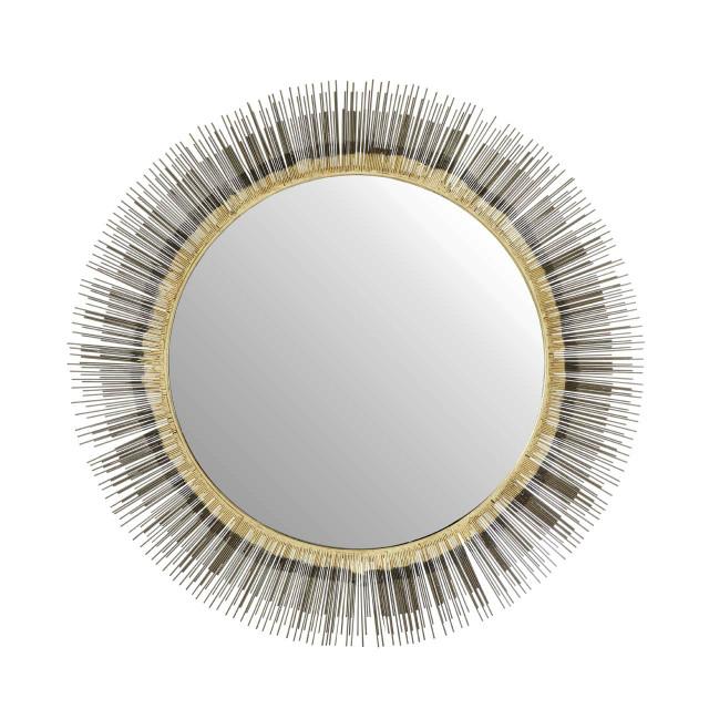 Premier Housewares Templar Brass Finish Wall Mirror