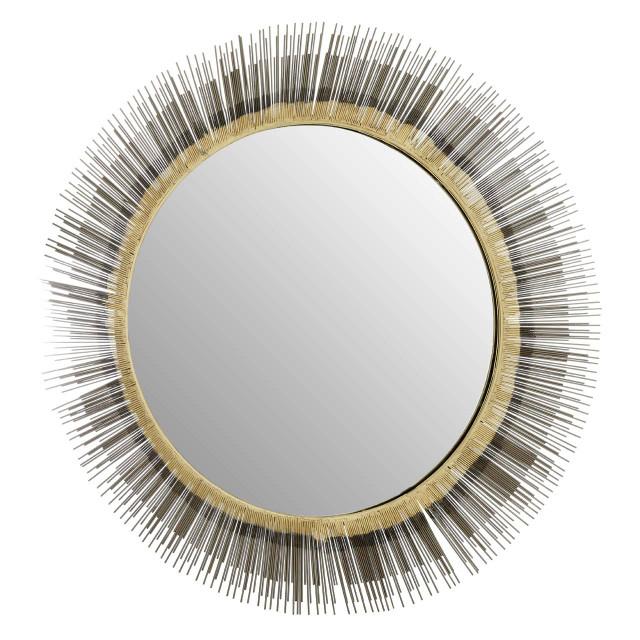 Premier Housewares Templar Brass Finish Wall Mirror