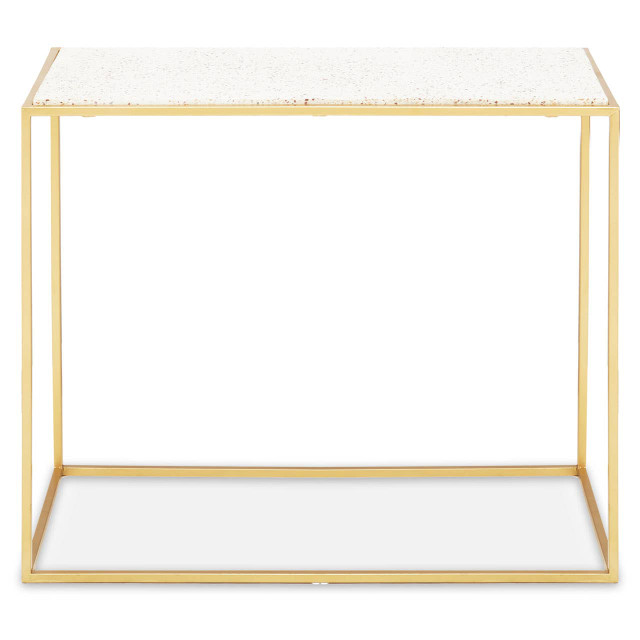 Premier Housewares Templar Gold Finish Console Table