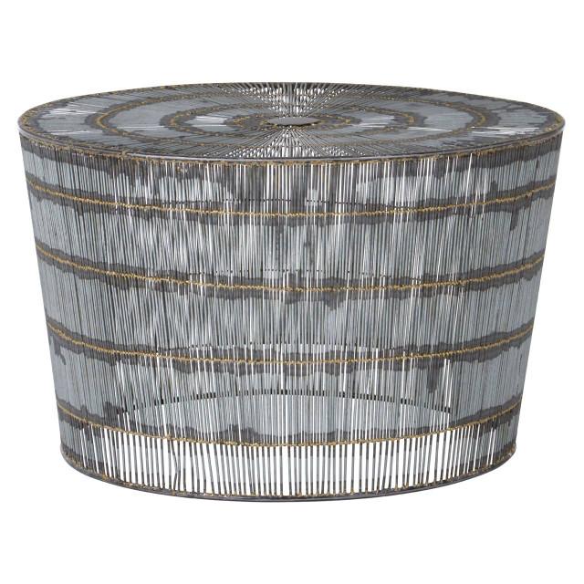 Premier Housewares Templar Natural Wireframe Coffee Table