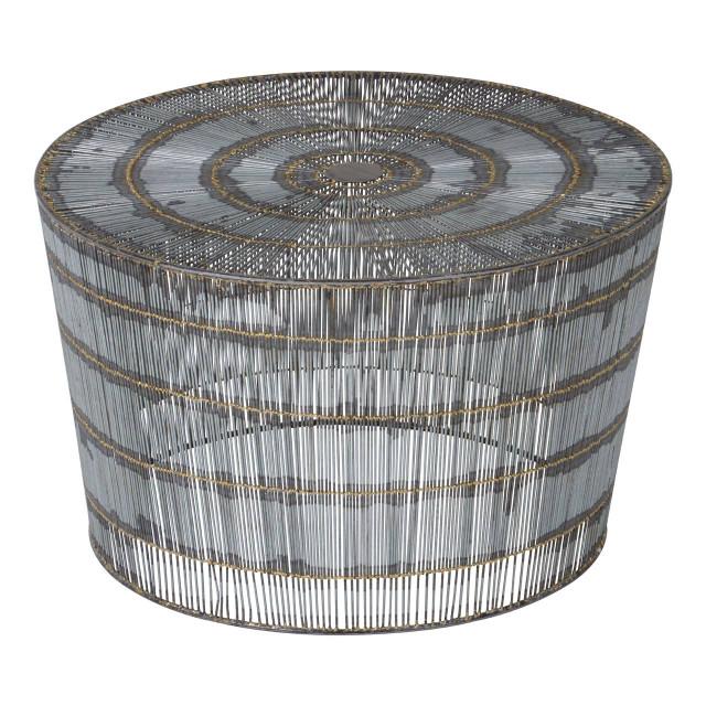 Premier Housewares Templar Natural Wireframe Coffee Table