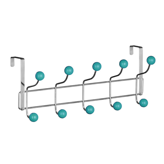 premier housewares Ten Hook Over Door Turquoise Balls Hanger