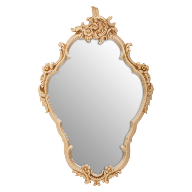 Premier Housewares Teramo Baroque Design Gold Wall Mirror