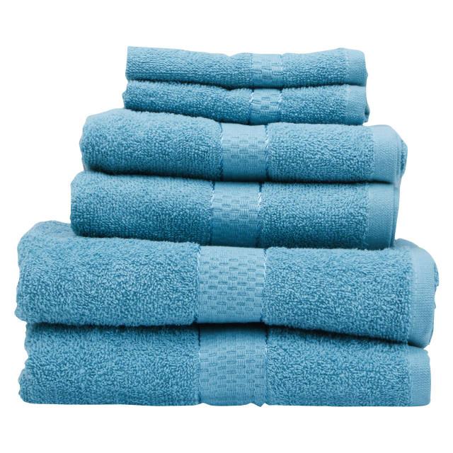 premier housewares Thread and Loom 6 Piece Dusty Turquoise Towel Set