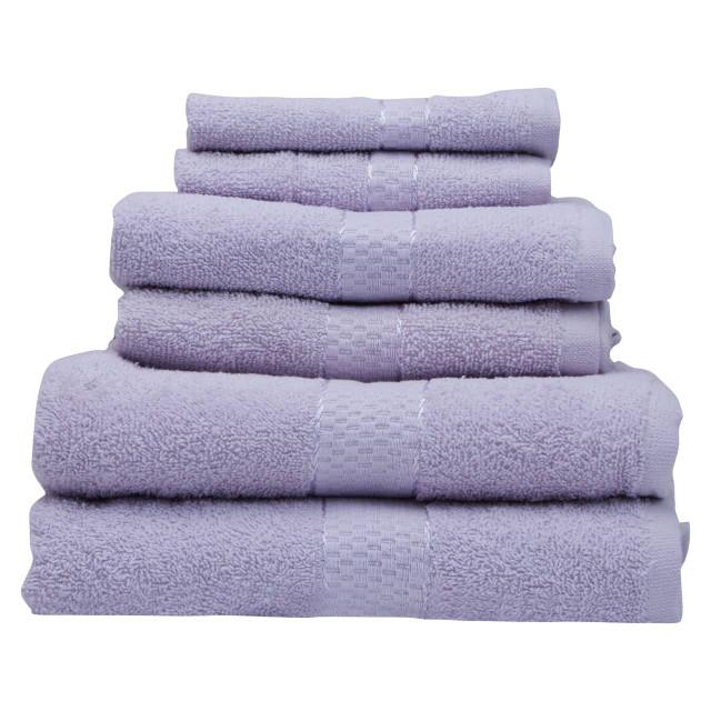 premier housewares Thread and Loom 6 Piece Lilac Towel Set