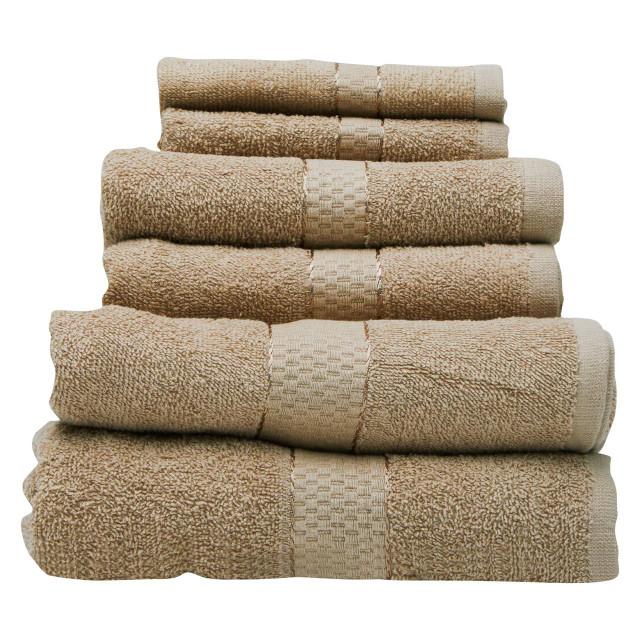 premier housewares Thread and Loom 6 Piece Warm Sand Towel Set