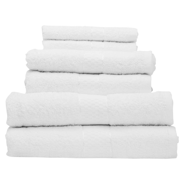 premier housewares Thread and Loom 6 Piece White Towel Set