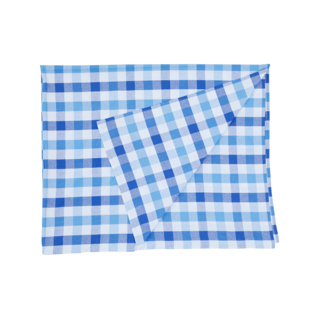 Premier Housewares Thread And Loom Blue CheckTablecloth