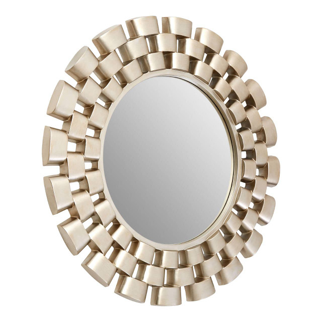 Premier Housewares Tia Champagne Chain Design Wall Mirror