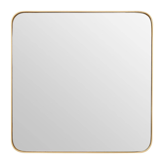 Premier Housewares Tia Large Gold Finish Square Wall Mirror