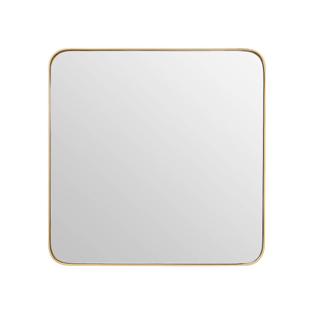 premier housewares Tia Medium Gold Finish Square Wall Mirror