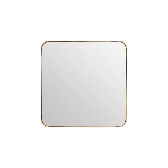 premier housewares Tia Small Gold Finish Square Wall Mirror