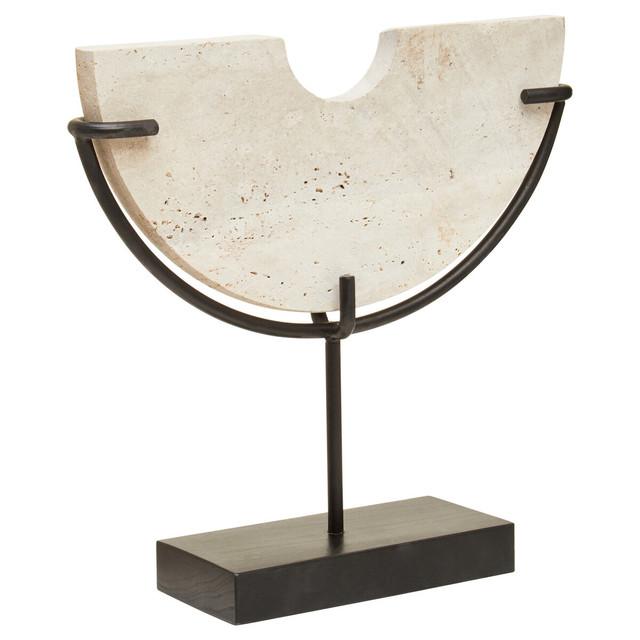 premier housewares Tibor Travertine Small Sculpture