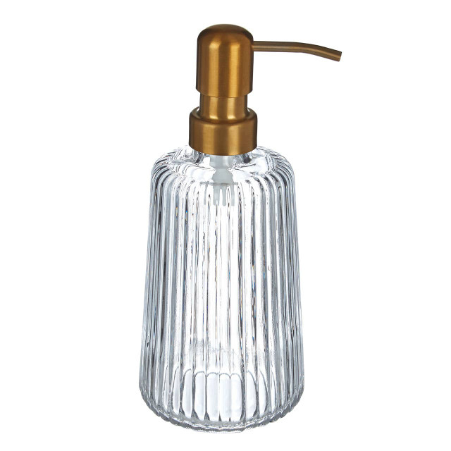 Premier Housewares Ticino Brittany Clear Glass Lotion Dispenser