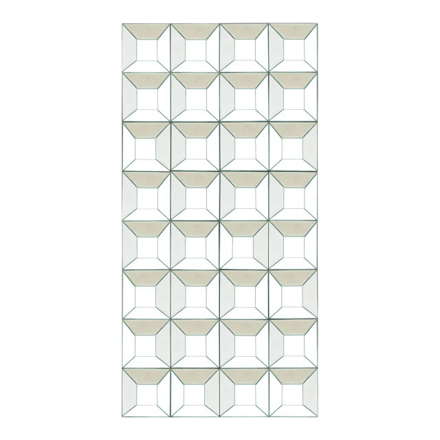 premier housewares Torino Multi Glass Bevelled Wall Mirror