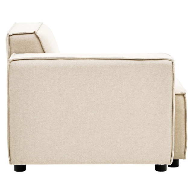 Premier Housewares Toulouse Cream Fabric Right Arm Sofa