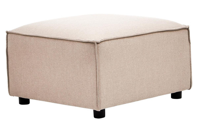 premier housewares Toulouse Natural Fabric Sofa Ottoman