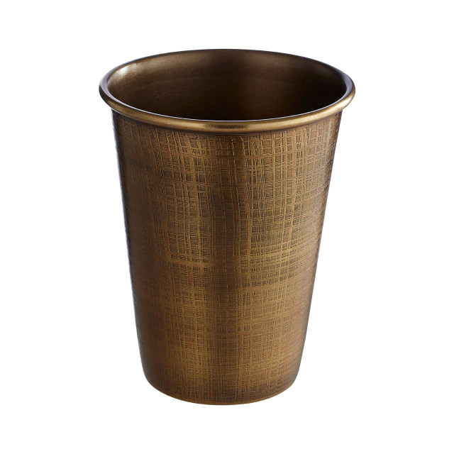 Premier Housewares Traze Antique Brass Finish 300ml Tumbler