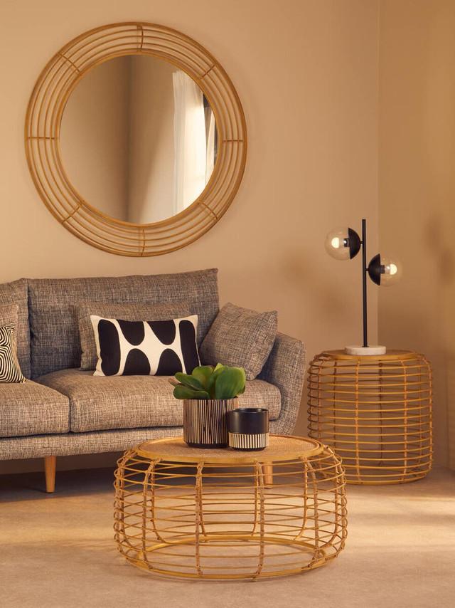 Premier Housewares Trento Round Rattan Coffee Table