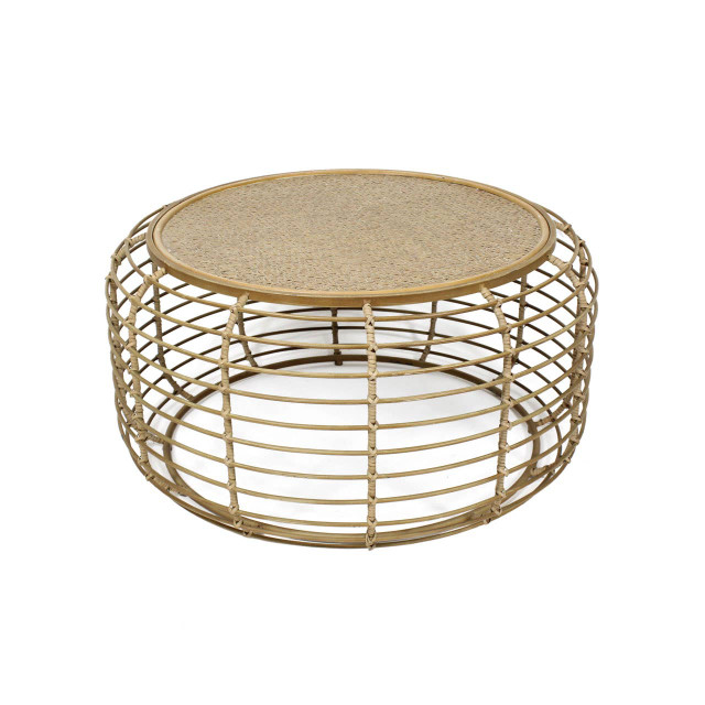 premier housewares Trento Round Rattan Coffee Table
