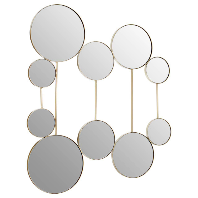 Premier Housewares Trento Wall Mirror With Gold Finish Frame
