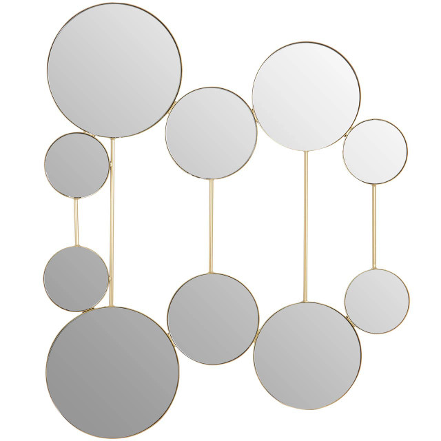 premier housewares Trento Wall Mirror with Gold Finish Frame