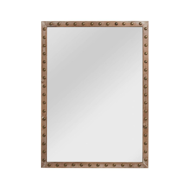 Premier Housewares Tribeca Wall Mirror With Stud Detail