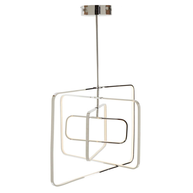 Premier Housewares Trieste Large Rectangular Pendant Light