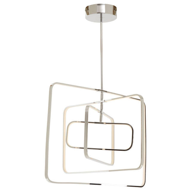 Premier Housewares Trieste Large Rectangular Pendant Light