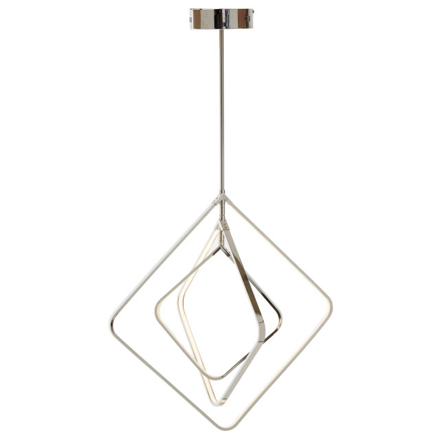 Premier Housewares Trieste Small Angular Pendant Light