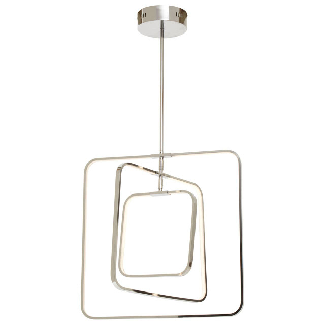 Premier Housewares Trieste Small Rectangular Pendant Light