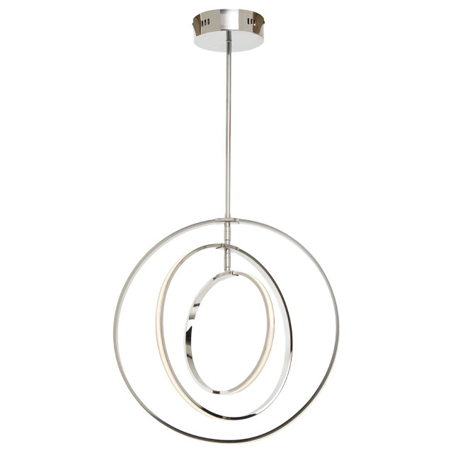 Premier Housewares Trieste Three Ring Pendant Light