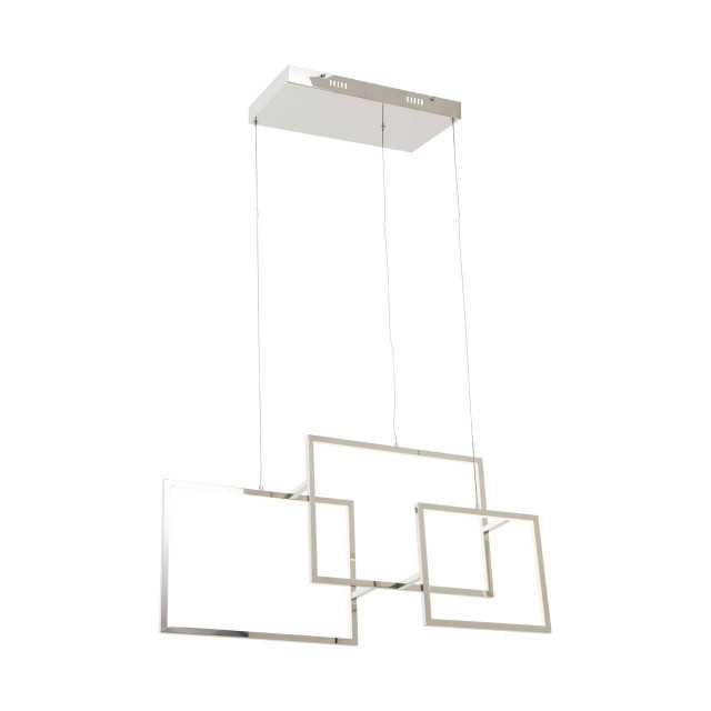 Premier Housewares Trieste Three Square Pendant Light