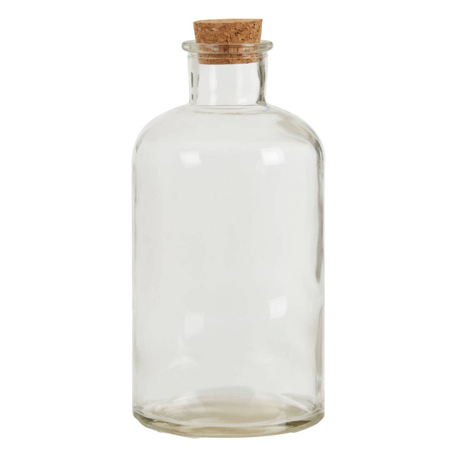 Premier Housewares Tromso Set Of 6 Round Glass Bottles