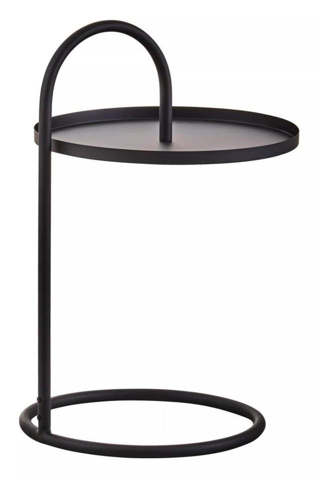 Premier Housewares Trosa Black Hanging Top Side Table