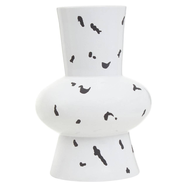 premier housewares Tundra White and black Large Vase
